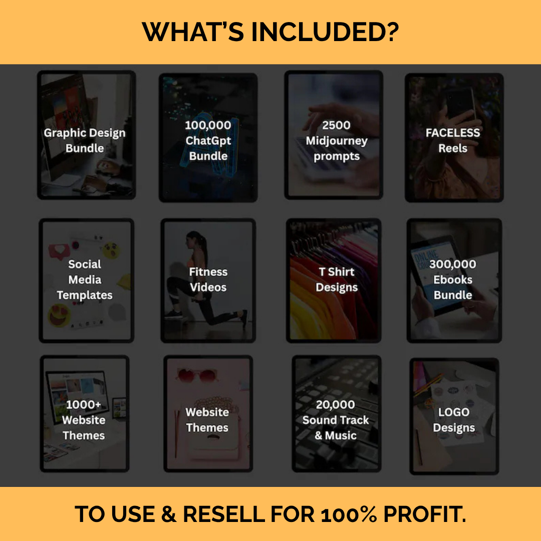 100+ MILLON DIGITAL PRODUCTS | PLR & MRR License - Image 4